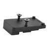 Base per mirino posteriore regolabile per Trijicon RMR compatibile con S&W 1911, nera