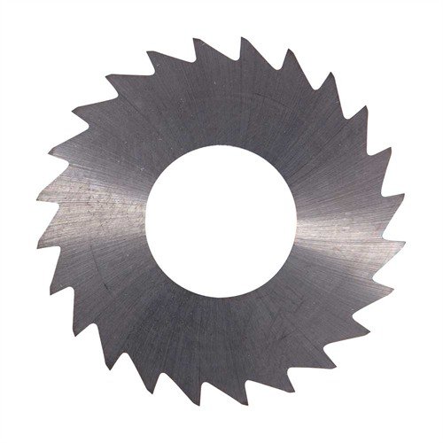 La CARBIDE SLITTING SAW di EGW offre tagli precisi e di alta qualità per le serrature dei caricatori su slide 1911, senza perdere affilatura.
