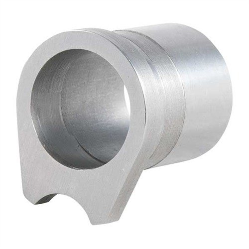 Il 1911 ANGLE BORED BUSHING di EGW offre un'installazione rapida grazie all'angolo di bloccaggio pre-macchinato, disponibile in versioni Pre-Fit e Gunsmith Fit.