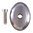 Piccolo (1.7" x 1.23") tappo per impugnatura in acciaio