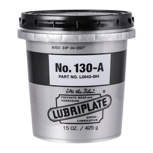 Il grasso 130-A MIL SPEC di LUBRIPLATE, scelto dall'esercito USA, offre una lubrificazione resistente all'acqua e un'ottima aderenza ai metalli, ideale per M1 Garand e M14.
