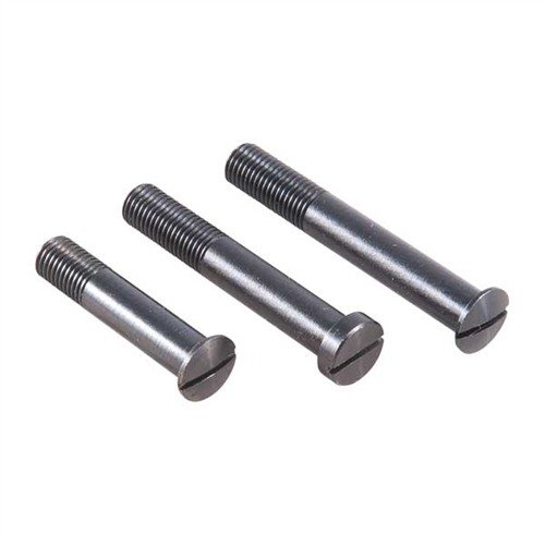 Le viti per il grilletto con testa scanalata di Forster sono realizzate in acciaio al carbonio bluato, garantendo massima resistenza e durata. Set di 3 per Winchester 70.
