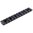 Binario UFIR filettato diretto Picatinny alluminio nero 4.5"
