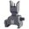Mirino anteriore ripieghevole di riserva per guardamano 1,8" alluminio nero
