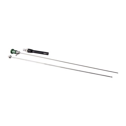 Il kit AFB include un borescope Hawkeye con messa a fuoco regolabile, ottiche avanzate, tubo a specchio per ispezioni e kit di pulizia, tutto in una pratica scatola.