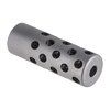 Il Gentry Custom Quiet Muzzle Brake 6.5mm riduce efficacemente il rinculo e il salto della bocca, disponibile in acciaio inox con filettatura 5/8-24.