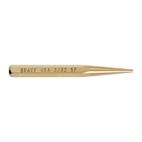 Il set di Starter Punches in ottone non lascia segni, è realizzato con precisione e include 4 punte per adattarsi a dimensioni di perni comuni.