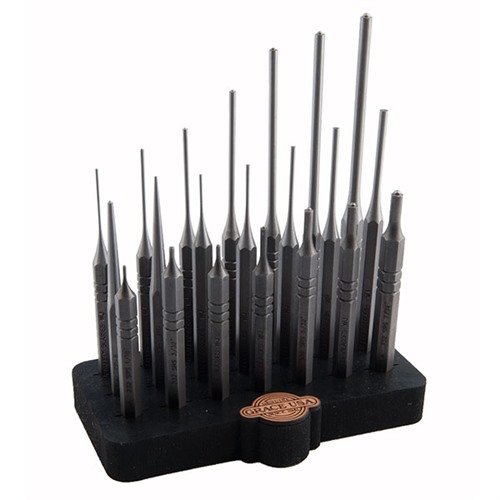 Il set di punzoni in acciaio Grace USA da 21 pezzi include punzoni di alta qualità in High Carbon Molybendenum Tool Steel, resistenti e durevoli, con blocco in neoprene.