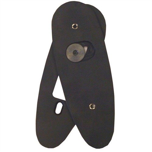 L'Rifle Butt Plate Adjuster in alluminio nero offre regolazioni rapide e facili con 1" in verticale, 1/2" orizzontale e 90° diagonali per un adattamento perfetto.