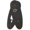 Regolatore piastra calciolo in alluminio nero