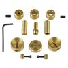 Kit componenti per disco regolabile in ottone dorato