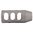 Freno Quick Discharge calibro .30 9/16-28 in acciaio inox, finitura argento
