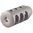 Freno Quick Discharge calibro .30 9/16-28 in acciaio inox, finitura argento