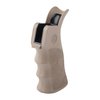 Il grip HOGUE AR-15 Overmolded Beavertail offre scanalature ergonomiche, texture Cobblestone per una presa antiscivolo e supporto per il web della mano.