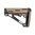 Calcio telescopico AR-15 sovrastampato MIL?SPEC FDE in gomma