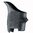 Manicotto per impugnatura HandAll a coda di castoro nero per SIG SAUER P365