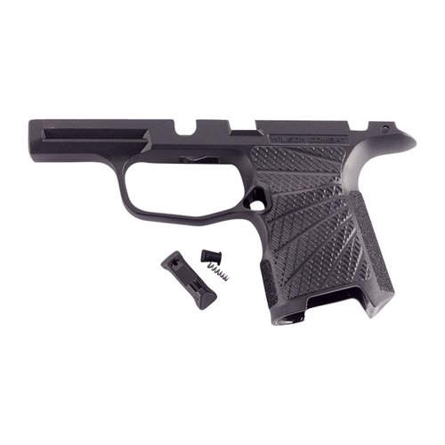 I grip module WCP365/WCP365 XL di Wilson Combat ottimizzano il controllo del rinculo e la comodità, offrendo un design ergonomico e una texture migliorata.