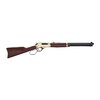 A leva con anello grande in ottone, calibro 30-30, legno/ottone
