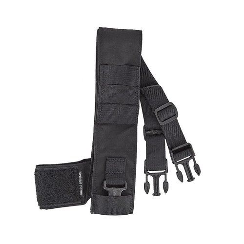 Configura il tuo rig con il FAT STRAP di SPIRITUS SYSTEMS: design ridotto, punti di montaggio elastici e patch in Velcro per personalizzazione, tutto in un'unica cinghia.