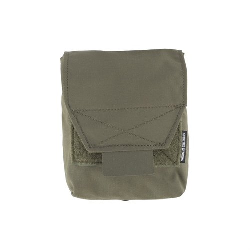 La JSTA Pouch offre una soluzione salvaspazio con due scomparti, compatibile con inserti Spiritus, per un'organizzazione efficiente e un profilo piatto quando non in uso.