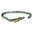 VICKERS tracolla a pulsante con girelle OD Green