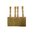 Portacaricatori triplo .308 montaggio MOLLE Coyote Brown