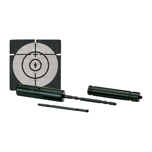Il DELUXE END OF BARREL LASER BORE SIGHTER permette di mirare rapidamente, con adattatori per calibri .17 a .50, senza graffiare la canna e con istruzioni incluse.