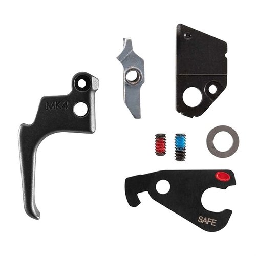 Il Kit di Miglioramento dell'Azione Apex riduce il peso del grilletto a circa 3.0 lbs, aumenta la reattività e mantiene i valori di sicurezza di fabbrica.
