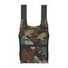 Il LV-119 OVERT Rear Plate Bag offre integrazione per Recovery Handle, routing cavi e attacco cummerbund proprietario, ideale per operazioni ad alta visibilità.
