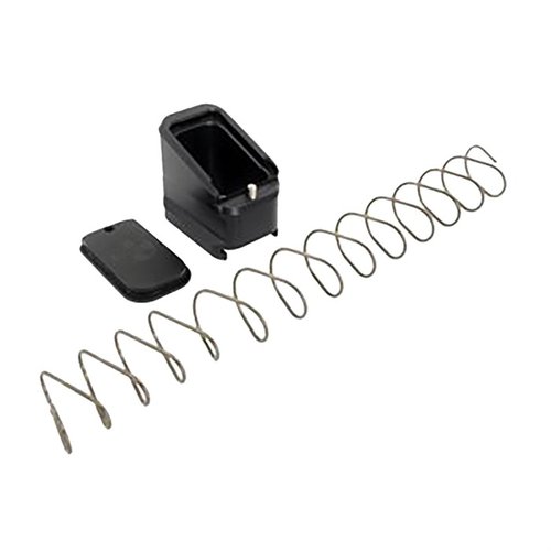 +5/4 mag extension per CZ P10F/P07 con design unico per un facile accesso a molla e follower senza rimuovere l'estensione; garanzia a vita al 100%.