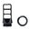 MUZZLOK 8.6 BLACKOUT FRENO DI BOCCA A 3 PORTE FILETTATURA M18x1.5 NERO