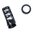 MUZZLOK 8.6 BLACKOUT FRENO DI BOCCA A 3 PORTE FILETTATURA M18x1.5 NERO