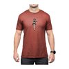 HULA GIRL CVC T-shirt SM Redrock mélange