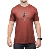 T-shirt HULA GIRL CVC M Redrock Heather mélange