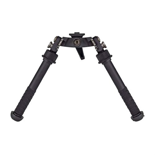 Il bipiede Atlas GEN 2 CAL offre una robusta costruzione in alluminio, regolazione dell'inclinazione con Pod-Loc™, e 5 posizioni delle gambe per la massima stabilità.