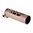 Copertura per silenziatore con U-RAC 6.5"×2" Coyote Tan con viteria tan