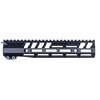 Handguard AR-15 10" rail completo M-LOK anodizzato nero