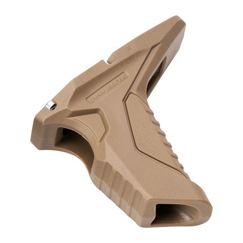 Il LINK Angled HandStop di Strike Industries offre un grip migliorato, gestione dei cavi, compatibilità M-LOK/KeyMod e materiali leggeri e resistenti per una maggiore controllabilità.