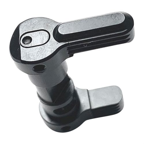L'AR-15 AMBI SAFETY SELECTOR ASF-50 offre un selettore ambidestro a corsa corta, costruzione robusta e leve serrate per un'ottima maneggevolezza.
