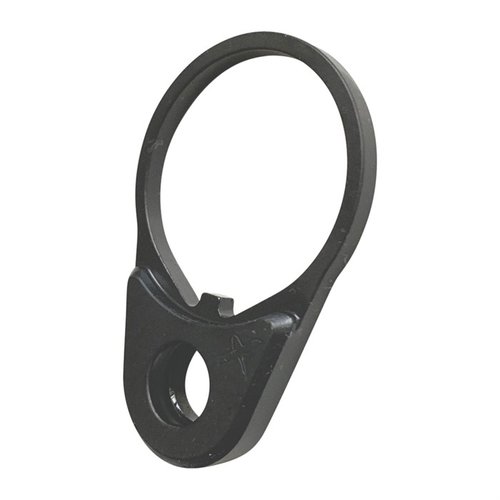 L'ESF-H1 è un adattatore di sling robusto per piattaforme AR, con socket laterali limitati e socket posteriore senza limitatori, disponibile in acciaio 4140 e finiture DLC.