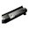 Copertura portello di espulsione TDP SPEC, singolo dimple, nera