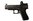 Mirino di backup in ferro per GLOCK G43X/G48 senza trizio