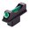 Mira anteriore anti-impiglio in fibra ottica verde per Colt Python/Anaconda