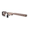 Il Solus Competition Chassis offre un alloggiamento preciso per Remington 700 SA, con regolazioni ergonomiche, compatibilità M-LOK e Arca, e 7 posizioni di lunghezza di tiro.
