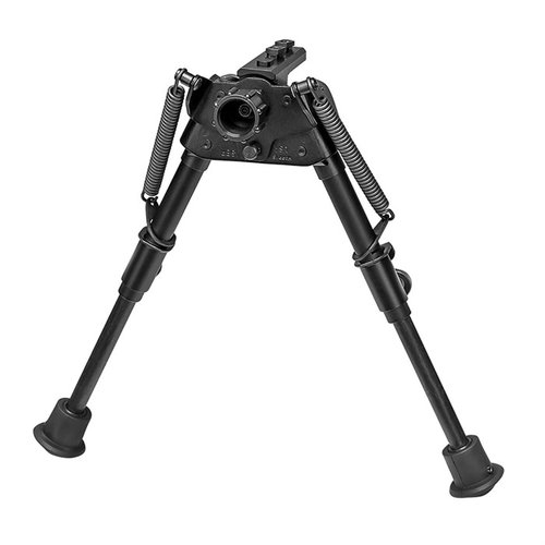 Il bipiede S-BR-MLOK si estende da 6" a 9", si attacca direttamente a un handguard M-Lok, è ultraleggero e offre stabilità su terreni irregolari.