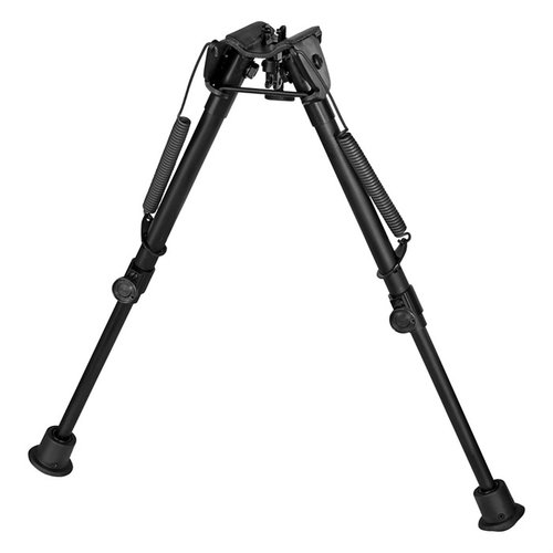 Il bipiede 1A2-L2 HARRIS si estende da 9" a 13", è ultraleggero (12 oz), con gambe auto-livellanti e si attacca al Sling Swivel Stud, ideale per posizione prona.