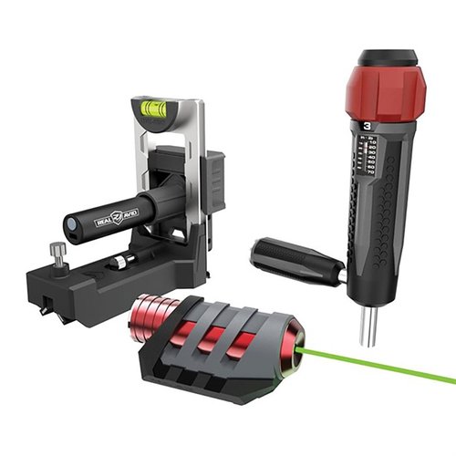 Il MASTER SCOPE MOUNTING KIT di REAL AVID offre un allineamento preciso con il Level-Right® Pro e un facile bore sighting con il Viz-Max Bore Sighter®.