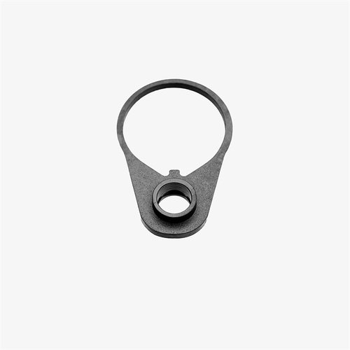 L'AR-15 QD END PLATE di B5 SYSTEMS offre un punto di attacco alternativo per slings a punto singolo, con costruzione in acciaio resistente e finitura anti-corrosione.
