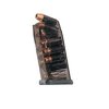 .45 MAG per Glock® 21, 30, 41, disponibile in varie capacità, resistente agli impatti, chimici e temperature estreme, con corpo traslucido per il conteggio dei colpi.