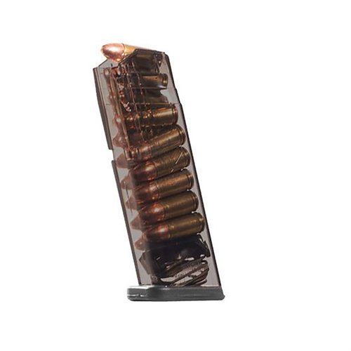 Caricatore SIG SAUER 9mm P320 Compact con capacità di 15 colpi, resistente agli urti, facile da smontare e con corpo traslucido per controllare le munizioni.